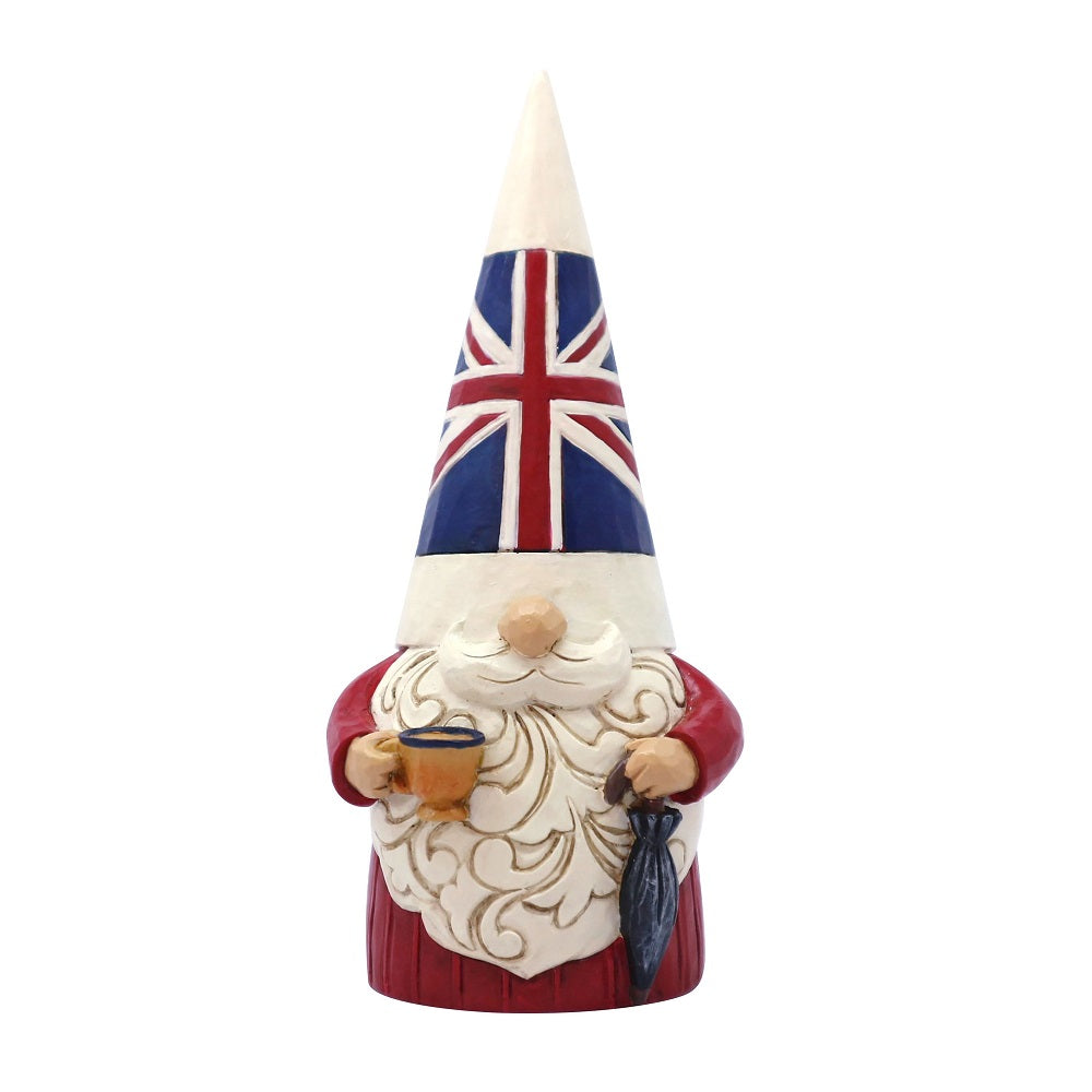 “Fancy A Cuppa?” British Gnome Figurine