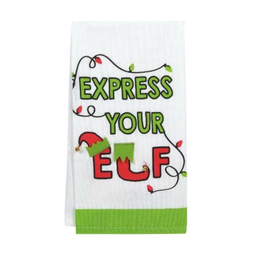 Express Your Elf Tea Towel