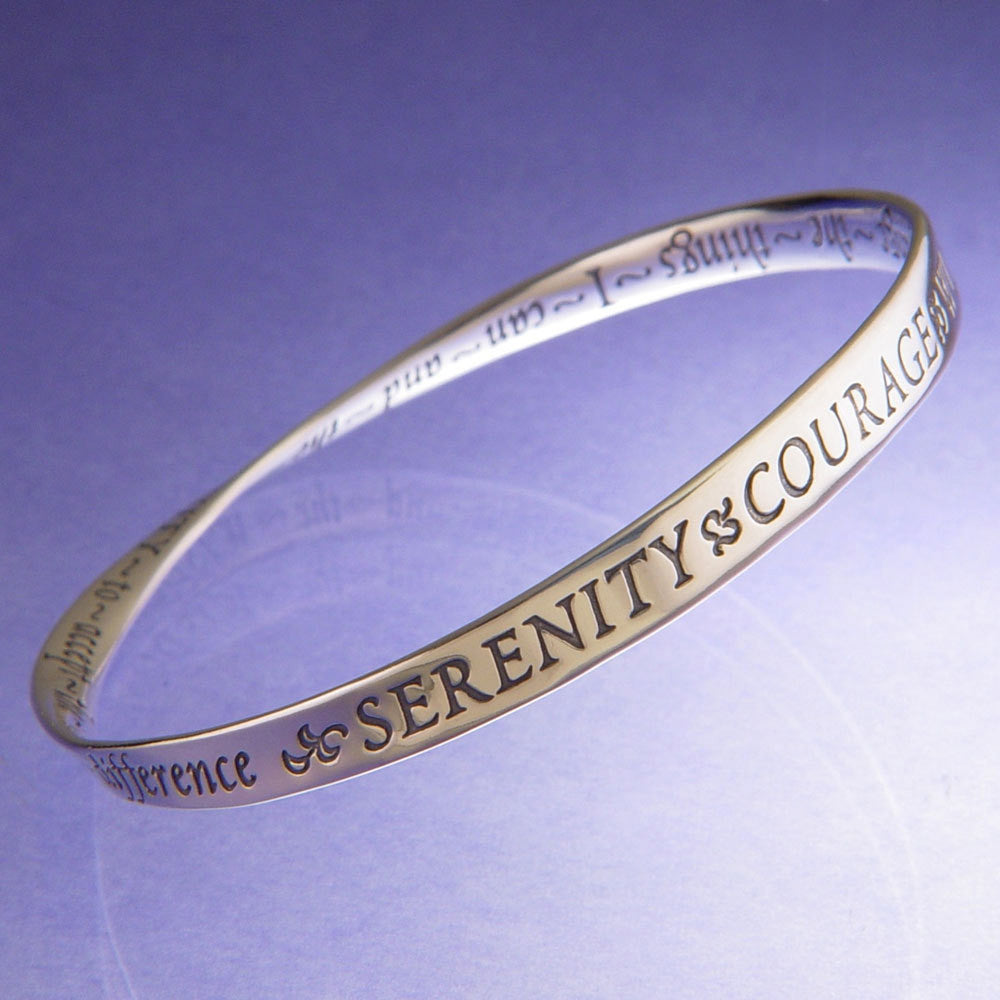 Möbius Strip Bracelet "Serenity Prayer"